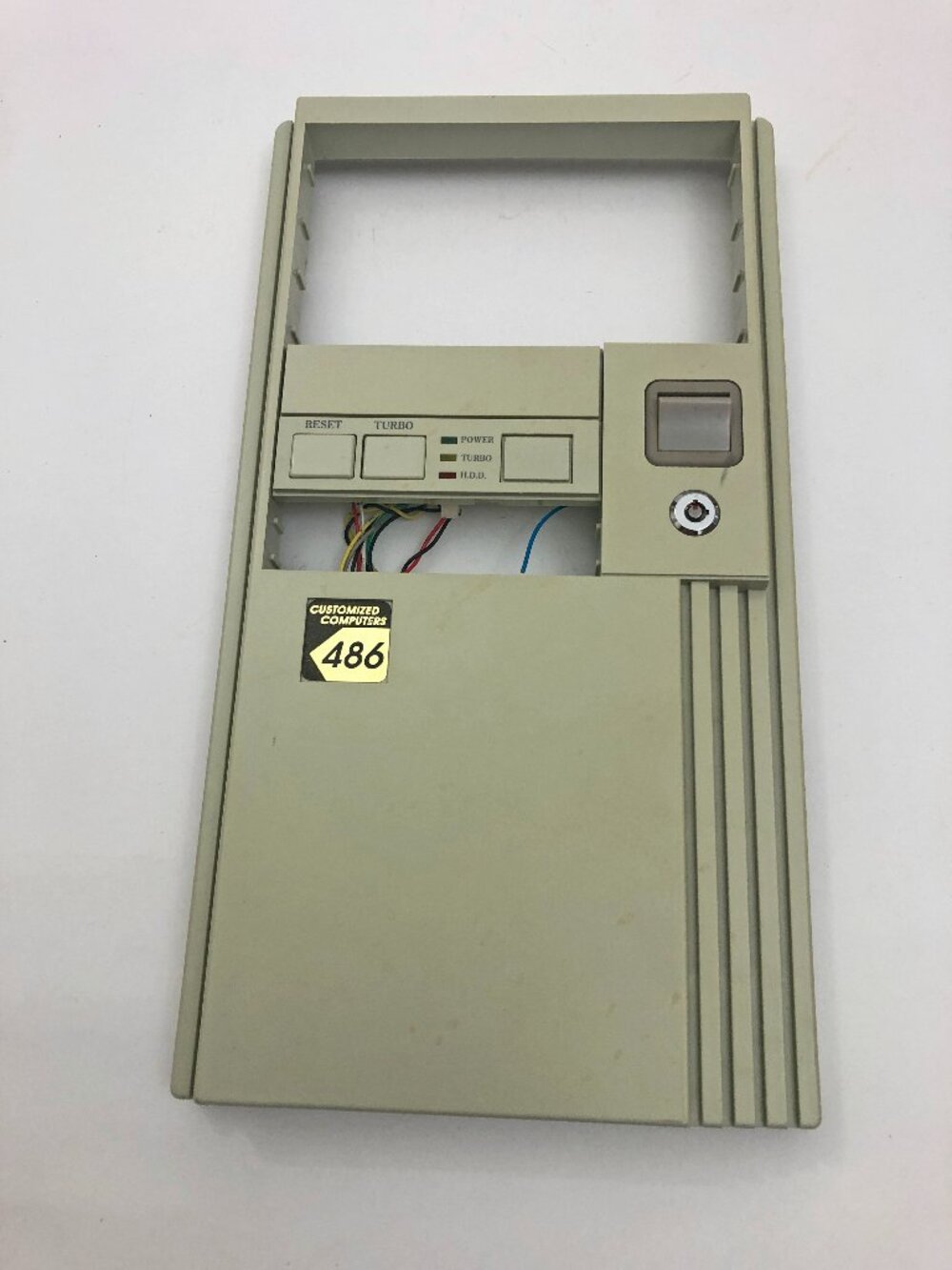 Desk Top Front Panel Bezel From A Customized Computers 486